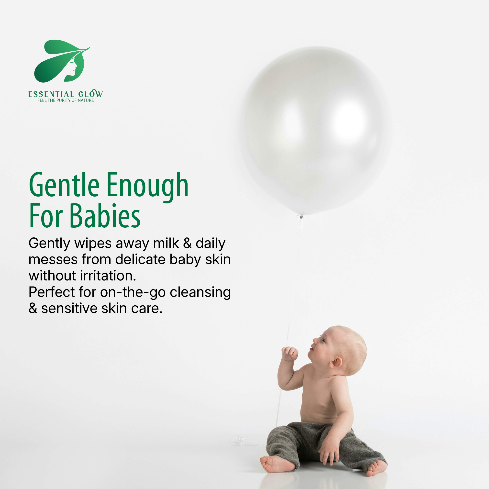 Essential Glow Premium Cotton Pads 100% Natural